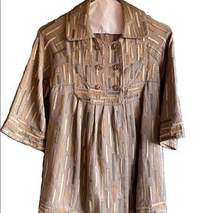 Fabulous Unique, Rare Leather Patched Jacket